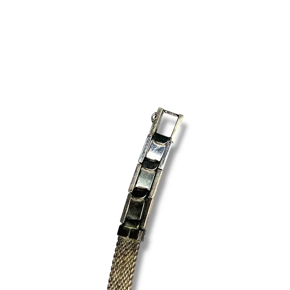 Vintage Benrus Womens Watch Wind Up Silver Tone 10k RGB Swiss Stretch‎ Band